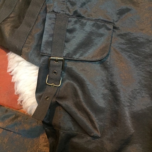 0 Express Silky Olive Trousers - Picture 3 of 5